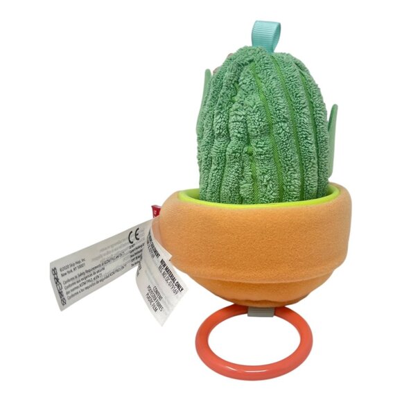 Skip Hop Farmstand Cactus Jitter Crinkle Vibrating Stuffed Plush Stroller Toy - Picture 3 of 5